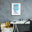  «Sideway 2 Pastel» par Farida Zaman, art mural sur toile, 12 po x 16 po