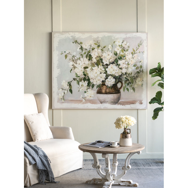 Impression sur toile de grandes fleurs