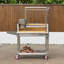 50" Infinity Ss304 Argentine Charcoal And Wood Bbq Grill