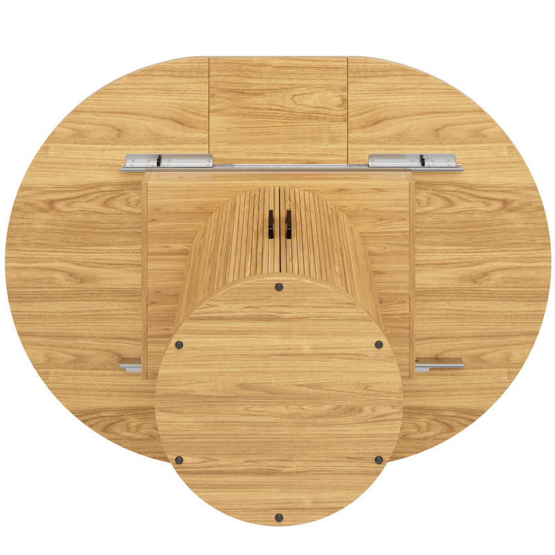 Extendable Round Dining Table