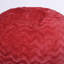 Fauteuil à billes rouge en fausse fourrure, 4 pi Des sièges confortables et relaxants. Rempli de mousse viscoélastique déchiquetée de qualité supérieure. Housse lavable pour un entretien facile. Idéal pour les chambres d'adultes. Double longévité. 45 po-1696448392
