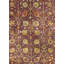 Tabriz Wool Area Rug in Rose/Ivory