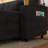 Sleeper Sofas With Storage, 100 Inch Corduroy Modern Home Sectional