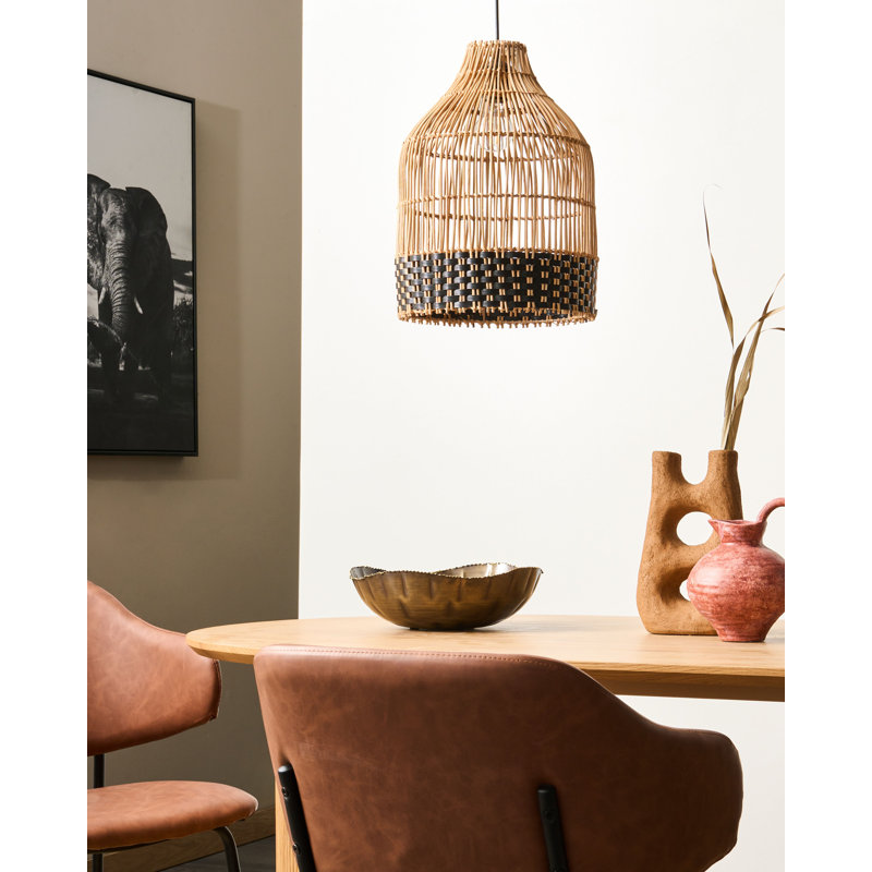 1 - Light Natural Unique/Statement Pendant