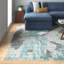 Yemanja Abstract Duck Egg/Grey Area Rug-33982412