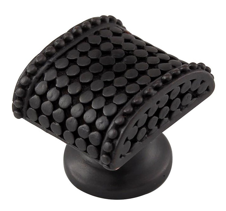 Tiziano Geometric Knob, 1" H x 1" W x 0.875" D, Oil-Rubbed Bronze