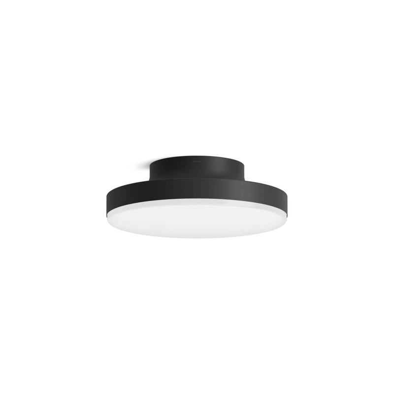 Purist 15 In. Flush-Mount, Black
