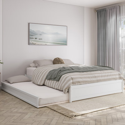 Lamariah Solid Wood Platform Bed with Matching Trundle
