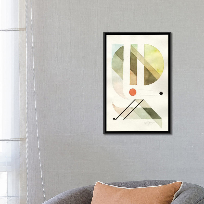 « openspaces xxxiii », reproduction sur toile, Toile avec cadre noir, H 48 po x l 32 po x P 1,5 po, Pas de tapis