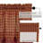 Zenaide Cotton Checkered Scalloped Window Valance-1452616035-1452616046