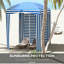 Parasol de plage portatif 5,9 pi x 5,9 pi Outsunny-184159086