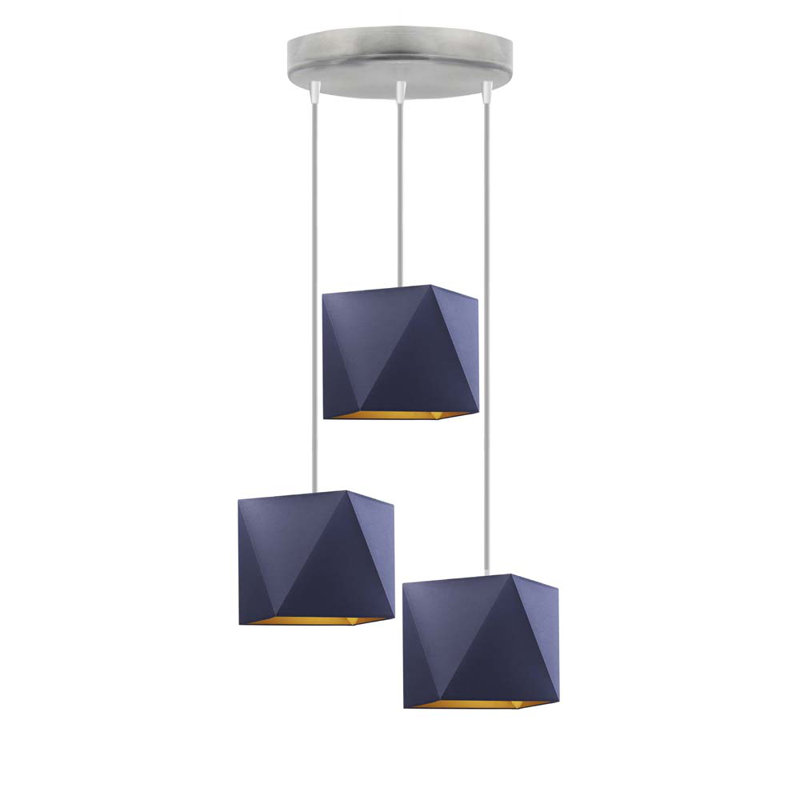 Ridout 3 - Light Cluster Pendant, Navy