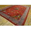 Antique Art Deco Chinese Allover Medallion Knotted Rug