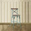 Chaise de bar de style rétro avec cadre en métal antique et chaises en métal de style vintage-872071913-872071912