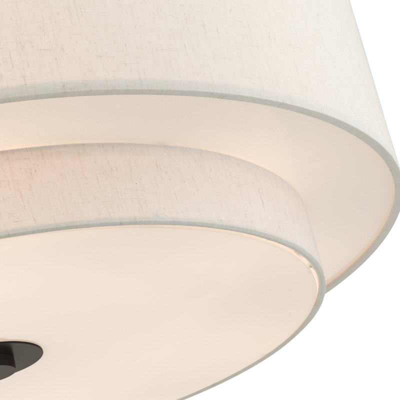 Konur Semi Flush Mount, English Bronze