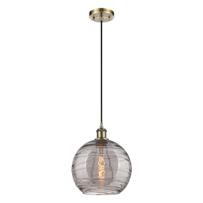 Plafonnier encastré 8 lumières Amrith, Laiton antique