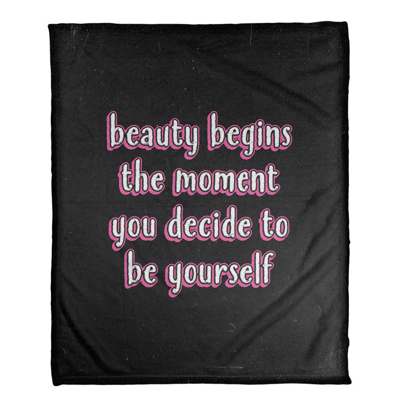 Sewn Throw Blanket, 50" W x 60" L, Pink, Medium