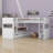 Bunk Bed With A Loft Bed Attached, With Drawers-661276855