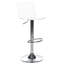 Darnez Swivel Adjustable Height Counter Stool with Metal Frame
