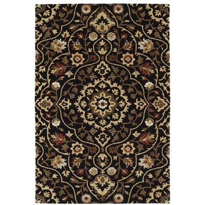 Pasadena Handmade Tufted Wool Black Rug -  Alcott HillÂ®, 40BDB5FF627D43D283F2E327A1E92981