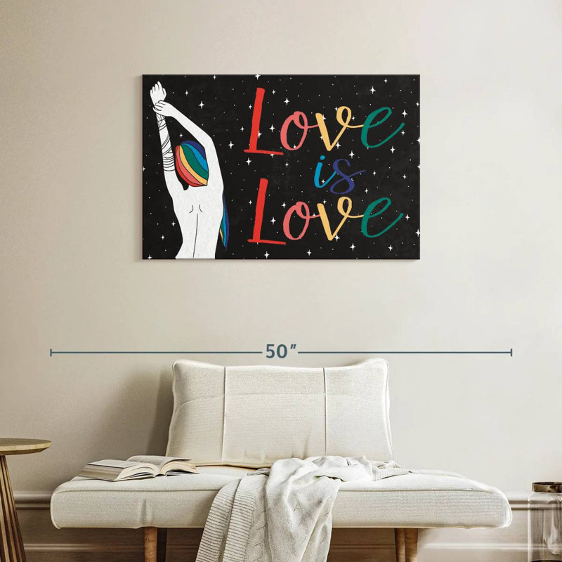 Tergel Starry Pride Love Is Love, H 24 po x l 36 po