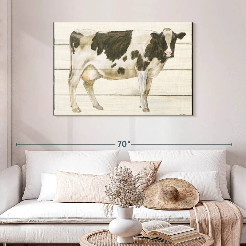 Brampt Country Cow I, H 30 po x l 45 po