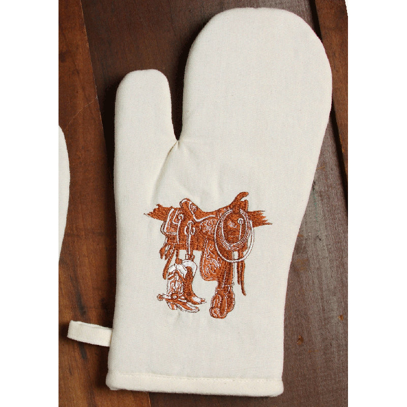 West Creation Western Cotton Oven Mitt Set