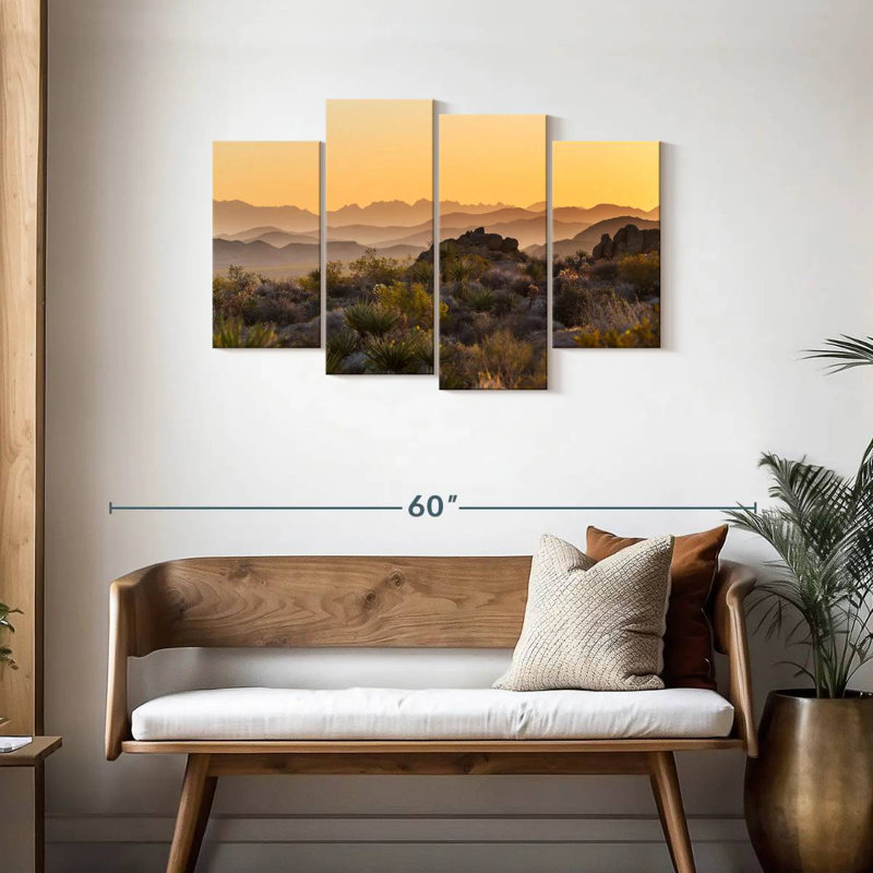 Nicci Desert Garden Sunset, 27" H x 43" W
