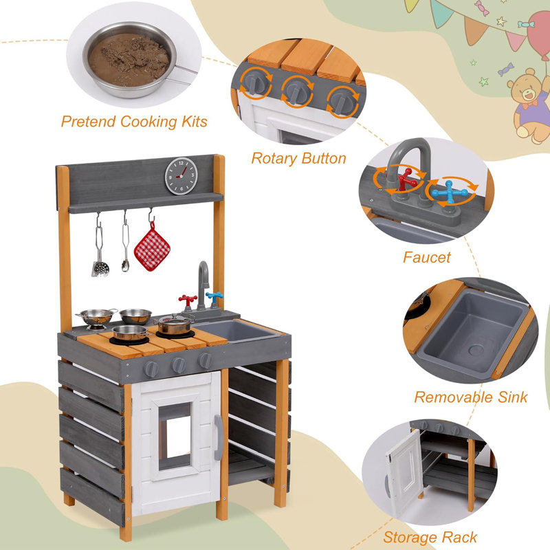 Ensemble de cuisine pour enfants d'âge préscolaire