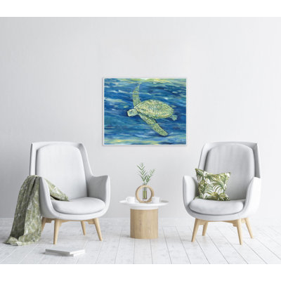 "Lagoon Turtle II" par Brent, reproduction sur toile
