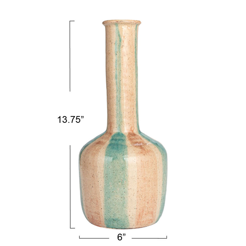 Glenmere 13.75'' Terracotta Table Vase