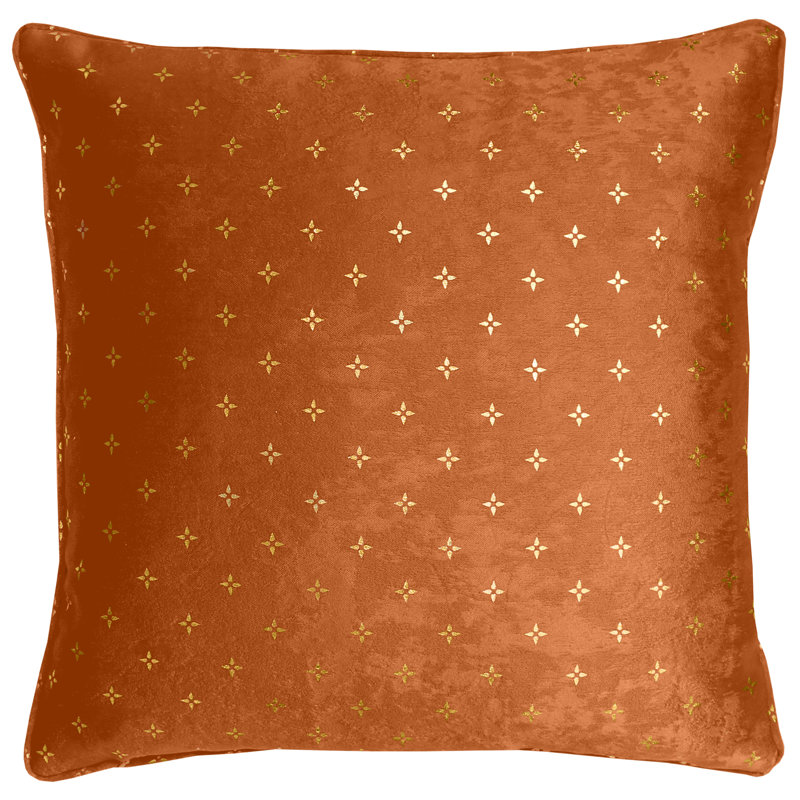 Feickert Geometric Square Cushion, Spice