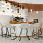 Upholstered Counter Stool With Metal Frame-1010880035-1010880037