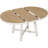 Round Extendable Dining Table with Removable Leaf-1106942324