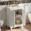 Meuble-lavabo simple autoportant 24 po avec plateau en céramique et tablette réglable 24 po-1392855284