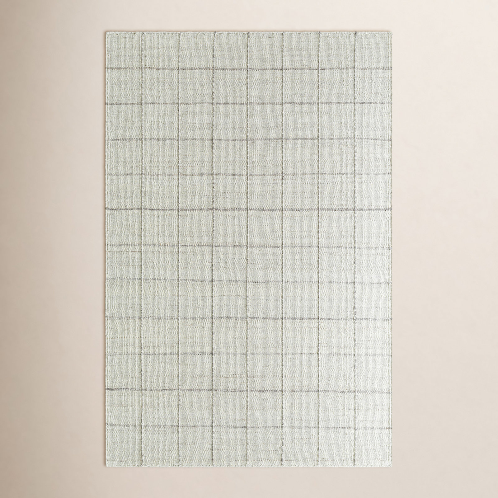 Lavande Hand-Woven Geometric Rug, Rectangle 8'10" x 12'