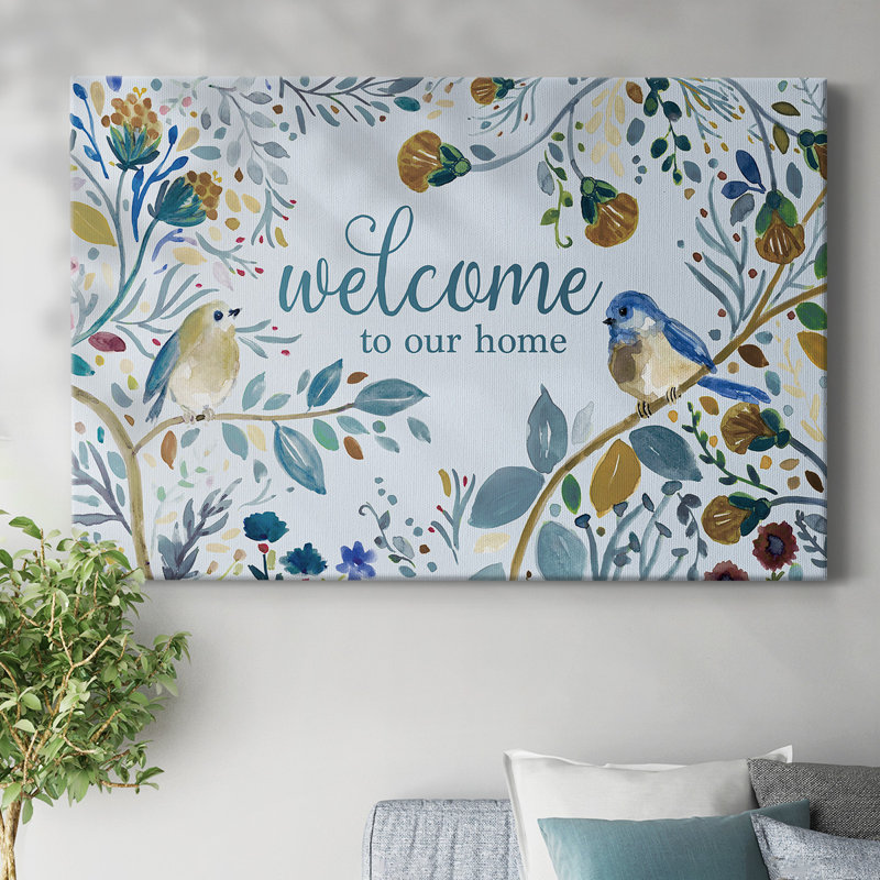 Welcome to Our Home-Gallery, H 12 po x l 18 po