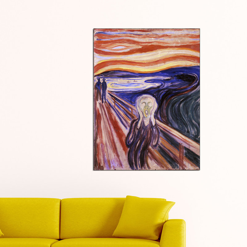 Edvard Munch - Wrapped Canvas Painting, 120cm H x 90cm W x 1.8cm D