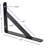 2 Pcs 8Inch Tripod Triangle Shelf Brackets