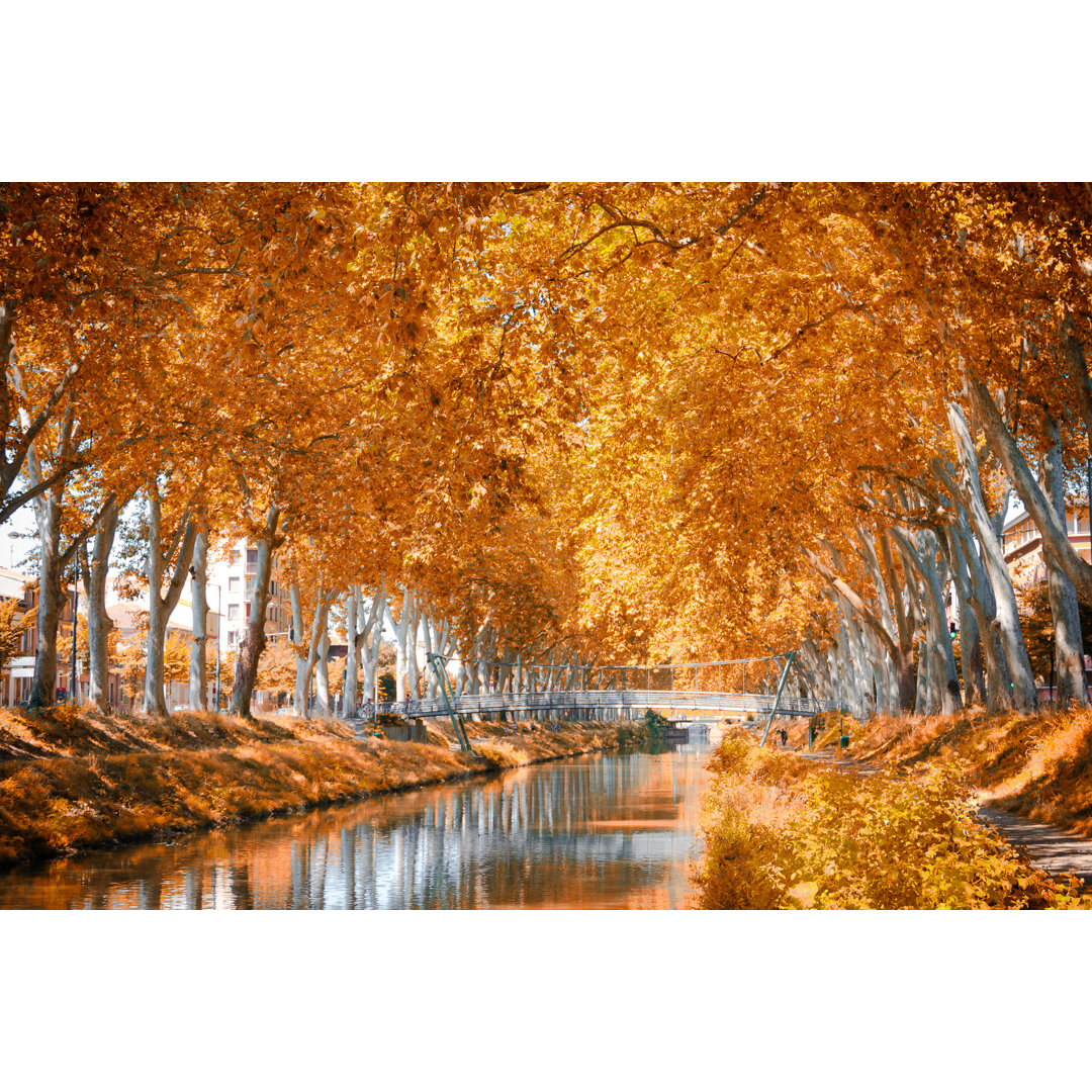 Der Canal Du Midi, Frankreich - Druck