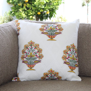 Square Cotton Pillow Cover