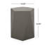 Table d'appoint en béton légère avec attrait moderne, forme pentagonale, 16,28 po x 16,28 po x 17,68 po, sans assemblage, table sauge grise, 16 x 16 x 18, assemblage requis, puce