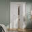 Panel Solid Wood Bi-Fold Door with Installation Hardware Kit-102052525
