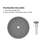 CASAINC Maple 17'' Concrete Circular Bathroom Sink-86669233