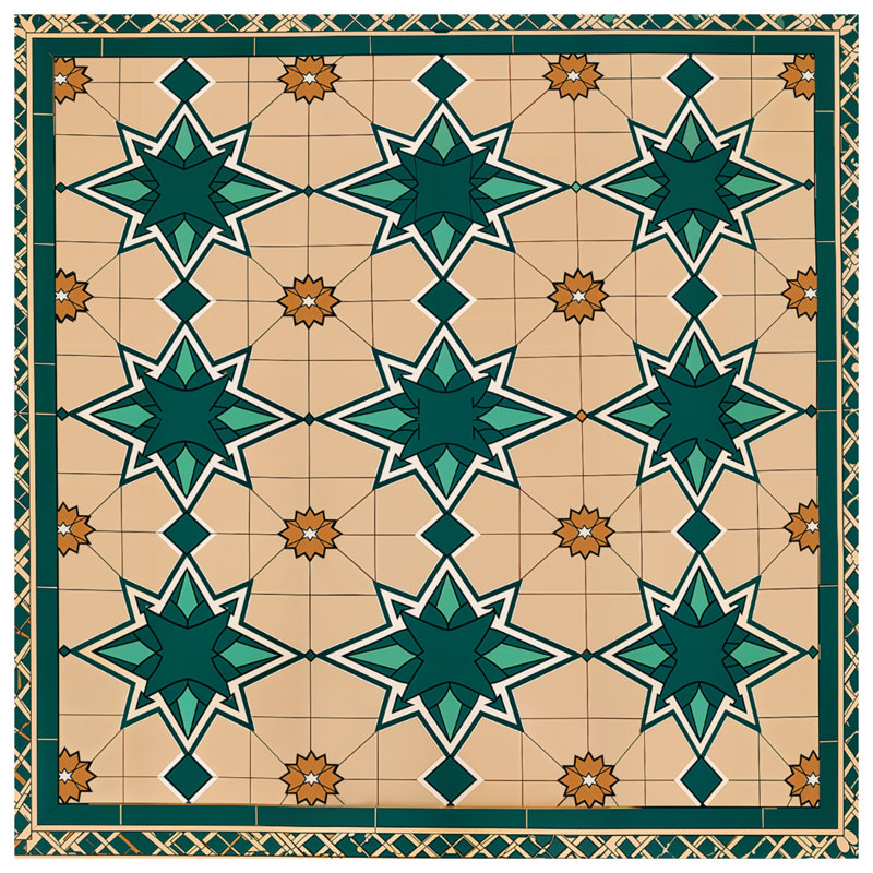 Coussins décoratifs Green Star, 26 x 26 pouces