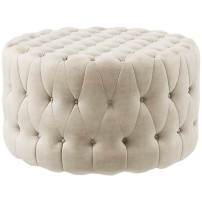 Homcom 31.5" Round Ottoman