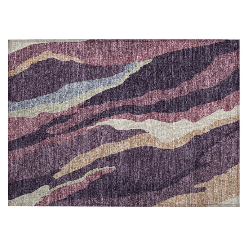 Tapis intérieur / extérieur lavable à la machine Chayden ACN1047, Rectangle 1 pi 8 po x 2 pi 6 po