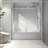 Frameless One Fixed And One Shifted Shower Door,70MM 304 Stainless Steel Large Pulleys With Adjustable Soft Closing Function,With Nano Easy Cleaning,Stick Explosion-Proof Menbrance-109553923