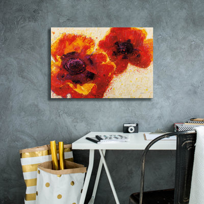 Winston Porter 'Perennial Intensity' by Shirley Novak Canvas Wall Art
