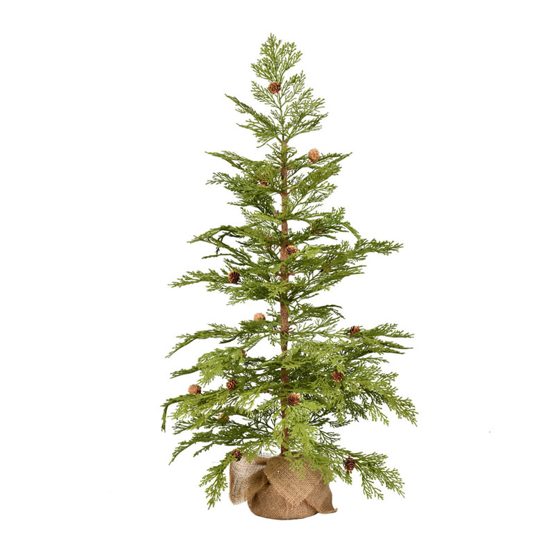 Arbre de Noël vert cèdre le plus réaliste, H 3 pi